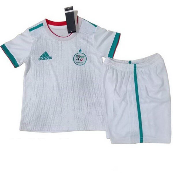 Camiseta Argelia Replica Segunda Ropa Niño 2019 Blanco